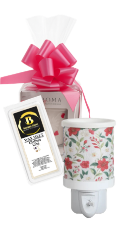 Plug In Melter Red Floral Floral & Wax Melts | Boutique Aroma