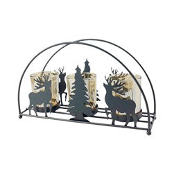 Christmas Arch Tealight Holder 24x14cm