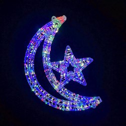 LED 500L Moon Multi Coloured 30x42cm