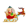 Santa Sleigh Spinner 29.5cm