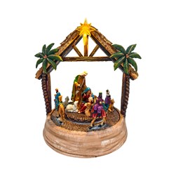LED Animated Nativity 21.5cm