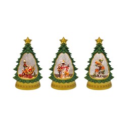 LED Tree Icon Spinner 31cm 3 Assorted