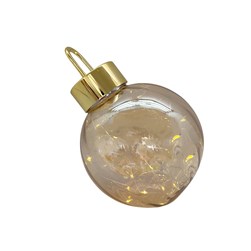 LED Bauble Decoration Gold 20cm