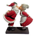Kissing Mr & Mrs Claus 19cm